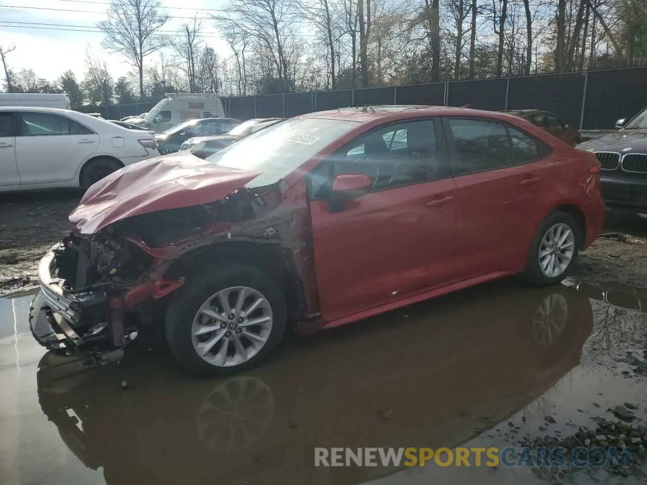 1 Photograph of a damaged car 5YFHPRAE2LP027143 TOYOTA COROLLA 2020