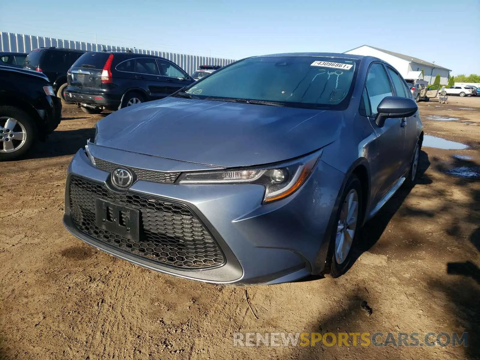 2 Photograph of a damaged car 5YFHPRAE5LP021689 TOYOTA COROLLA 2020