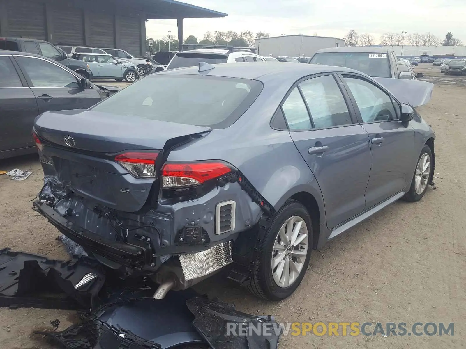 4 Photograph of a damaged car 5YFHPRAE9LP009271 TOYOTA COROLLA 2020