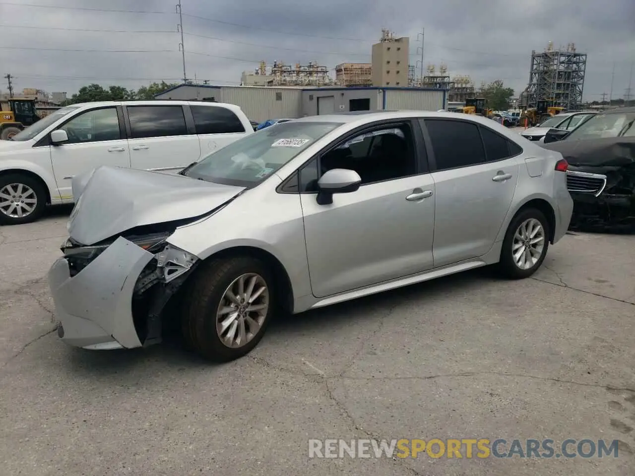 1 Photograph of a damaged car 5YFHPRAE9LP021808 TOYOTA COROLLA 2020