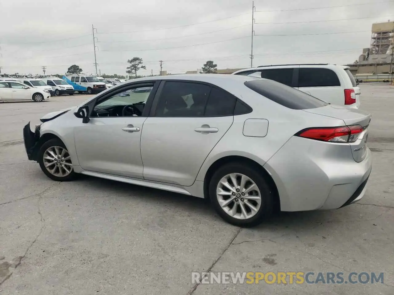 2 Photograph of a damaged car 5YFHPRAE9LP021808 TOYOTA COROLLA 2020