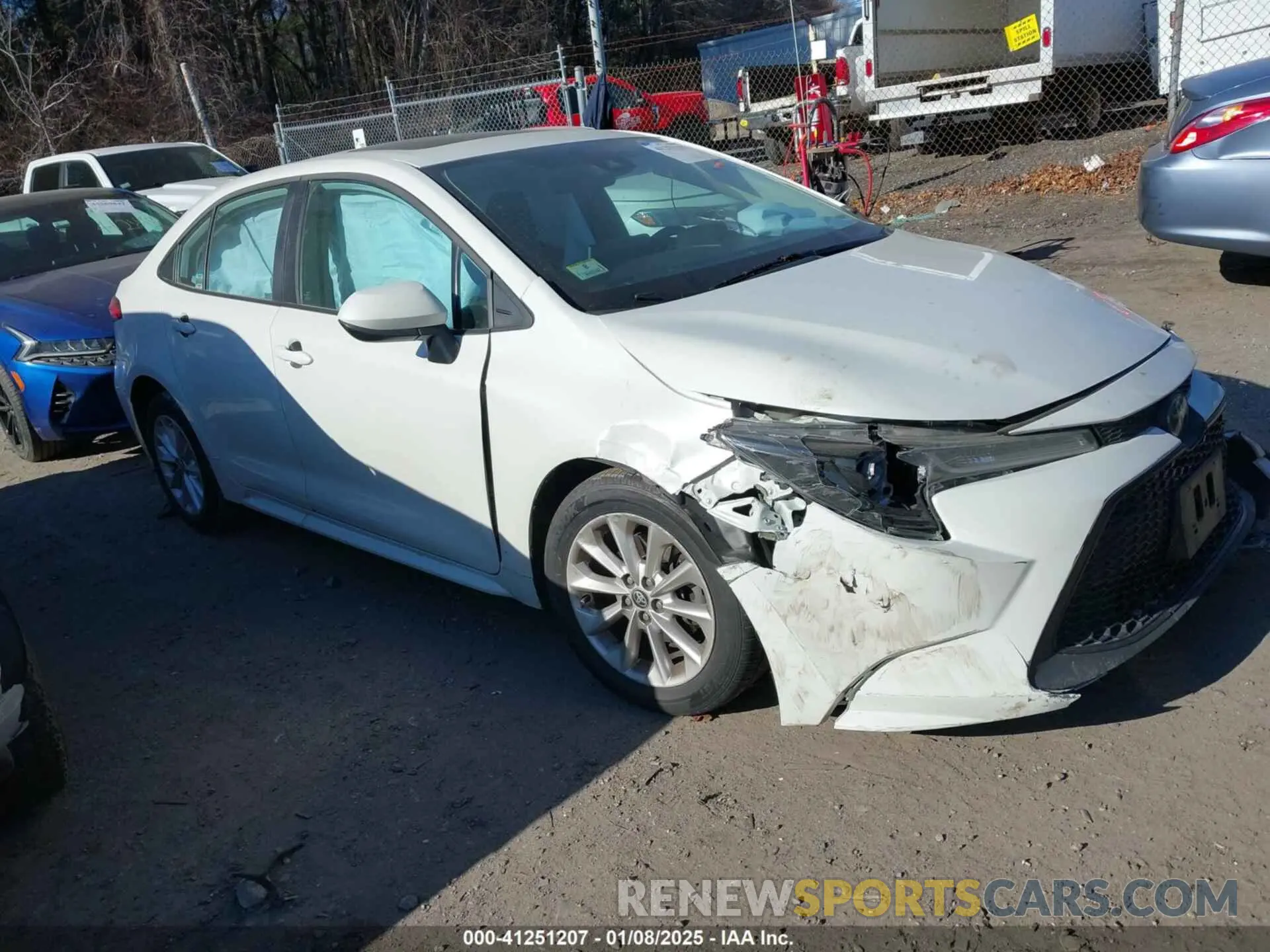 1 Photograph of a damaged car 5YFHPRAEXLP037791 TOYOTA COROLLA 2020