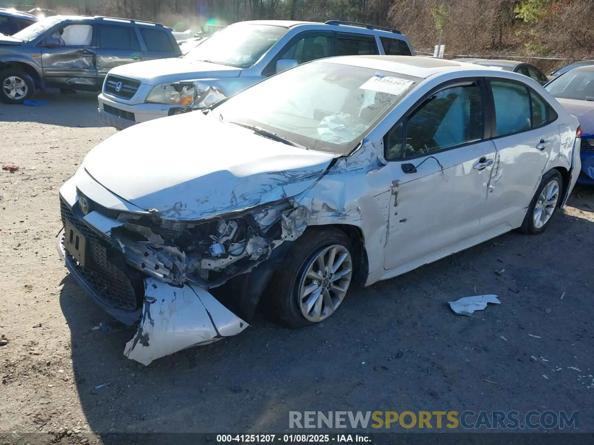 2 Photograph of a damaged car 5YFHPRAEXLP037791 TOYOTA COROLLA 2020