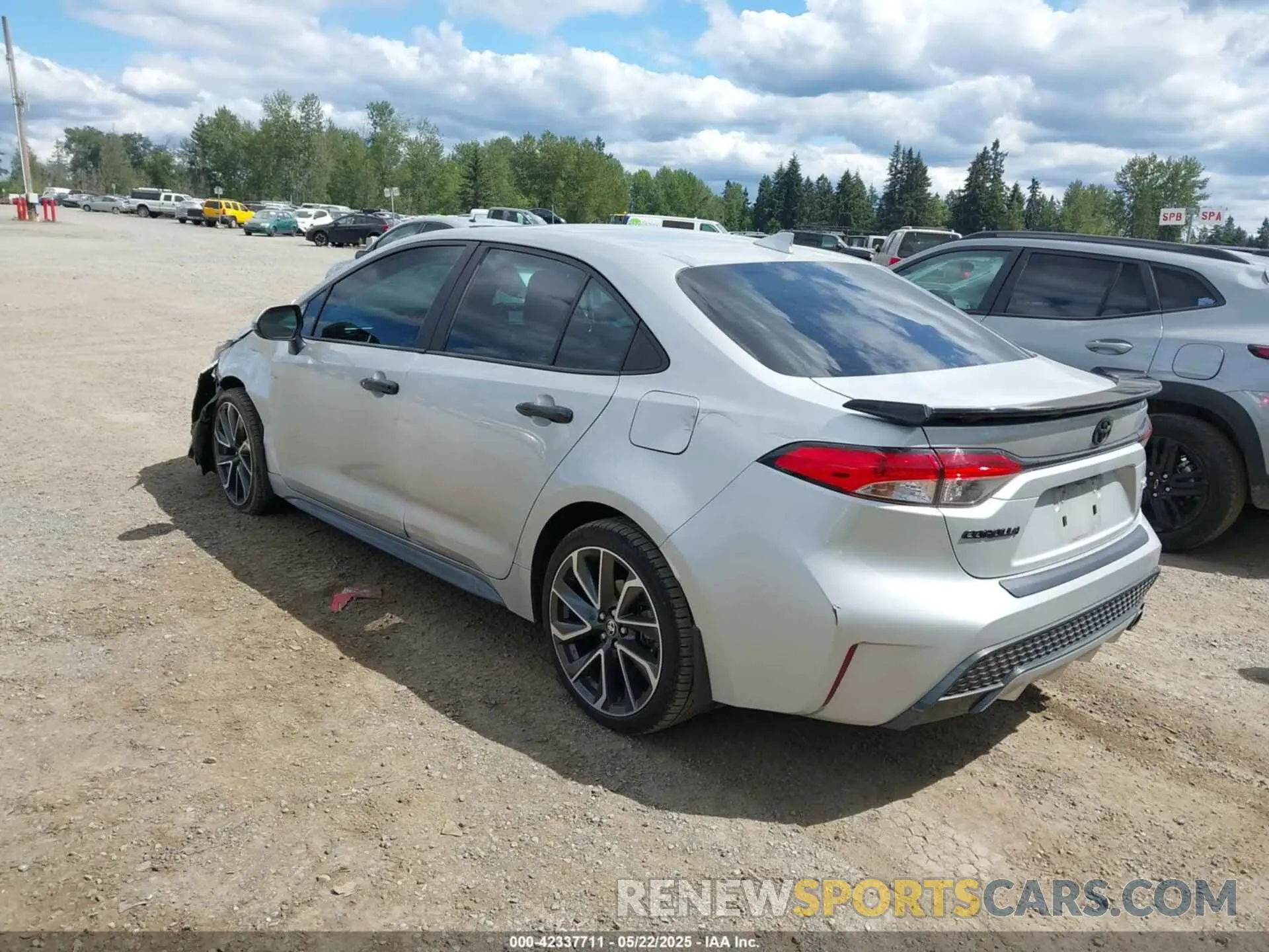 3 Фотография поврежденного автомобиля 5YFM4RCE3LP037829 TOYOTA COROLLA 2020