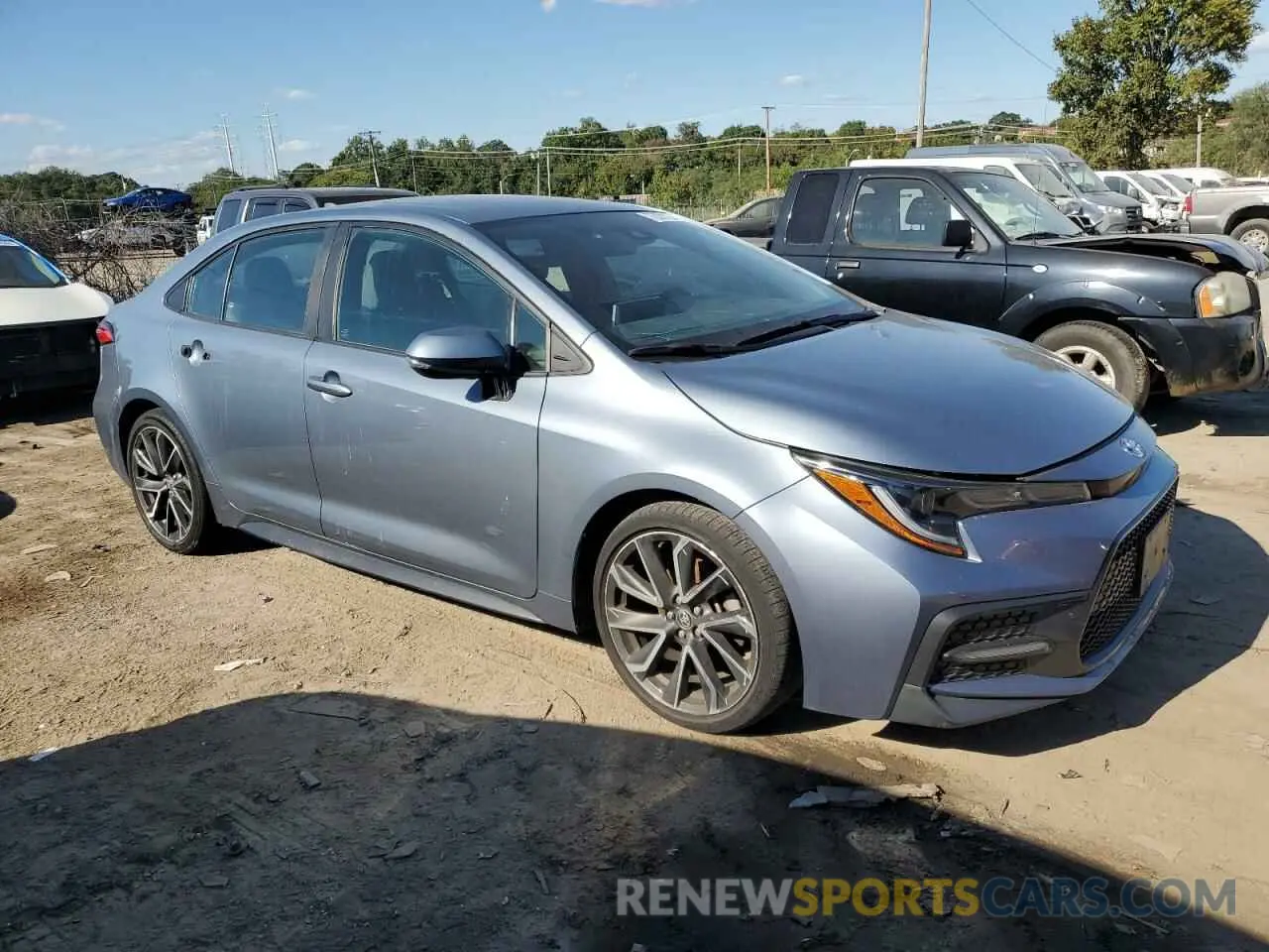 4 Photograph of a damaged car 5YFP4RCE0LP020130 TOYOTA COROLLA 2020