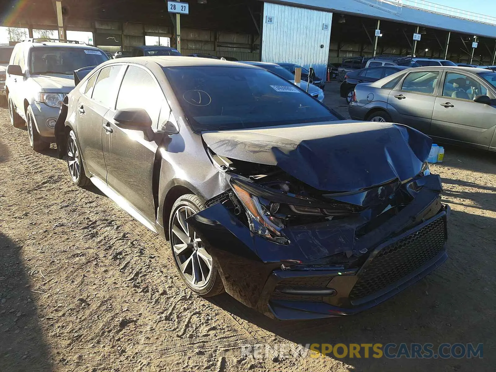 1 Photograph of a damaged car 5YFP4RCE2LP041156 TOYOTA COROLLA 2020