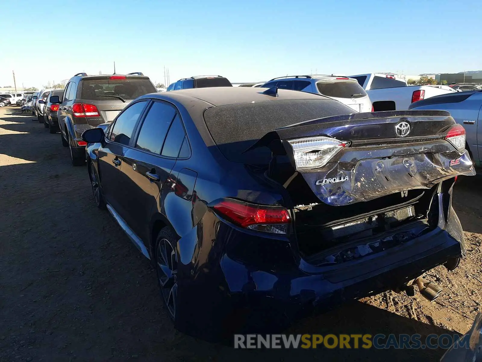 3 Photograph of a damaged car 5YFP4RCE2LP041156 TOYOTA COROLLA 2020