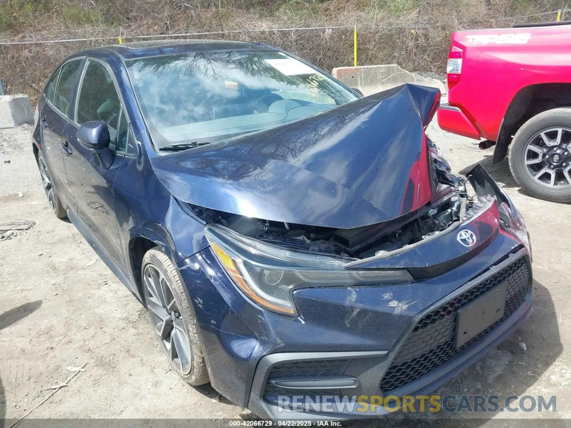 1 Photograph of a damaged car 5YFP4RCE3LP046642 TOYOTA COROLLA 2020