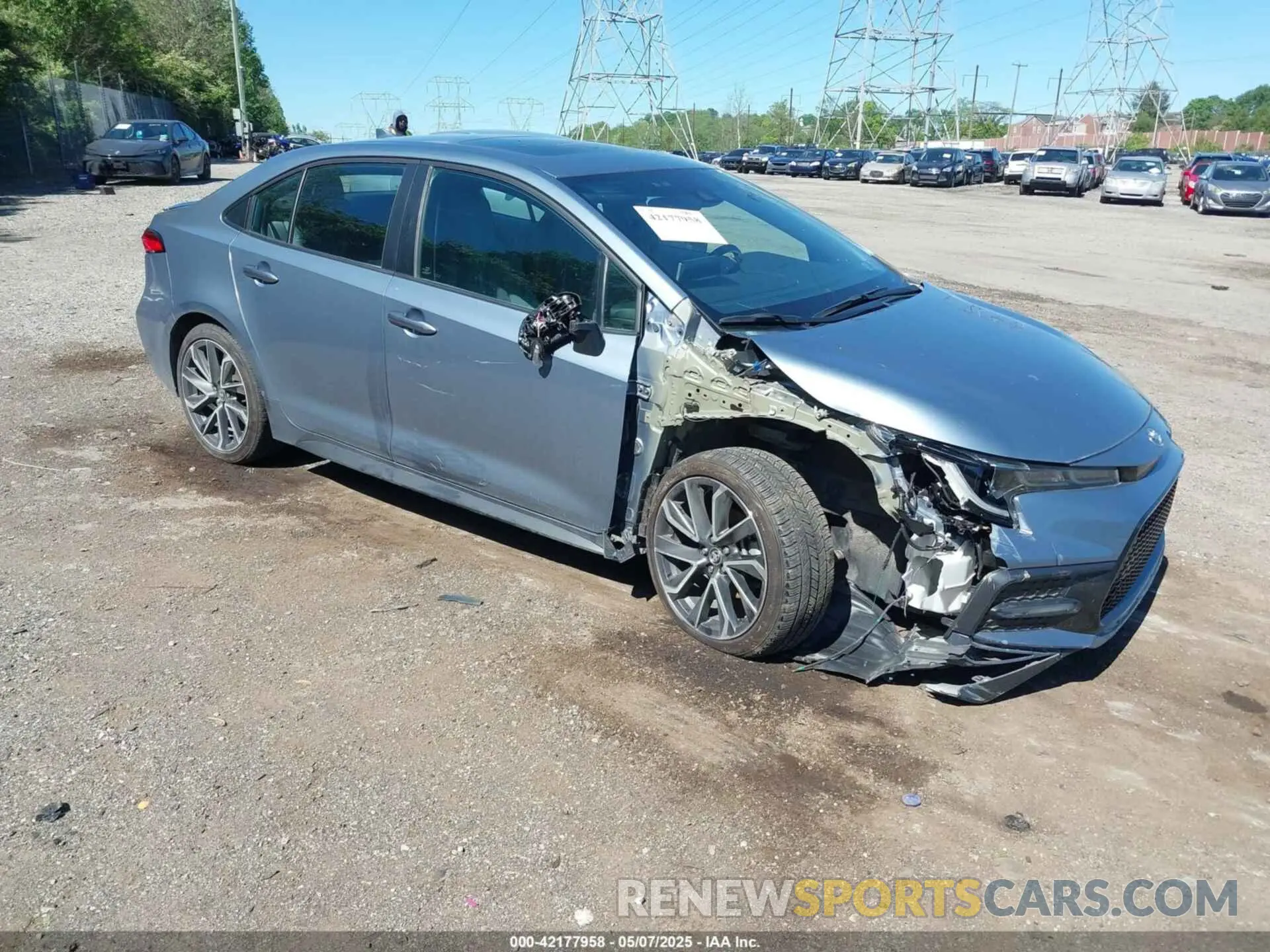 1 Фотография поврежденного автомобиля 5YFP4RCE4LP011639 TOYOTA COROLLA 2020