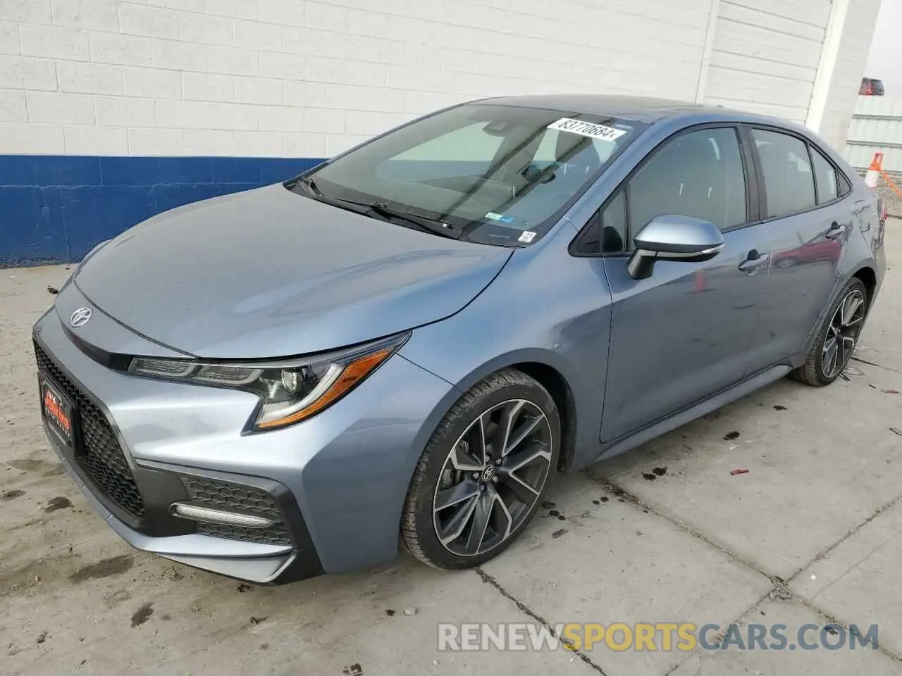 1 Photograph of a damaged car 5YFP4RCE5LP012427 TOYOTA COROLLA 2020