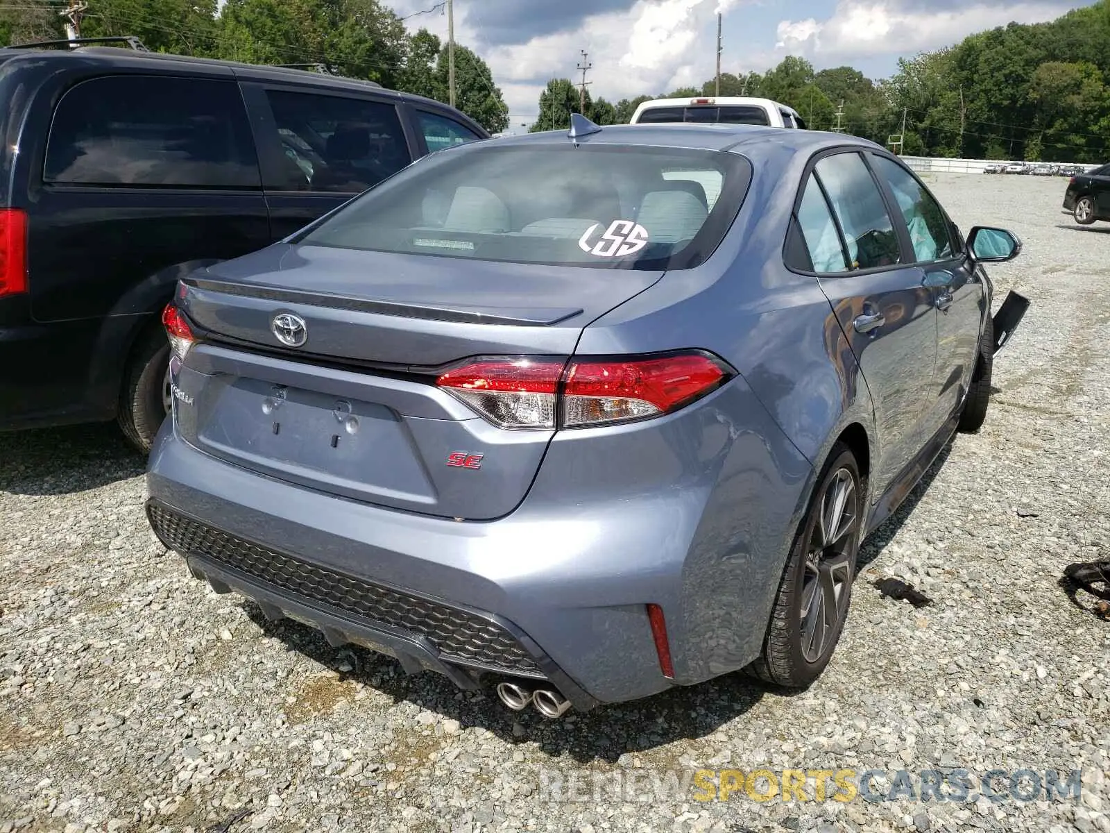 4 Photograph of a damaged car 5YFP4RCE5LP022181 TOYOTA COROLLA 2020