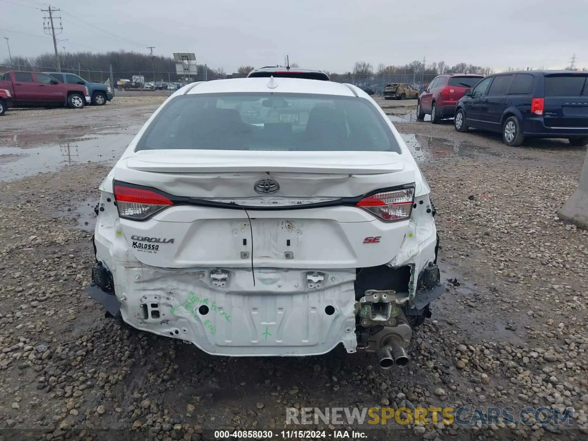16 Photograph of a damaged car 5YFP4RCE6LP024375 TOYOTA COROLLA 2020