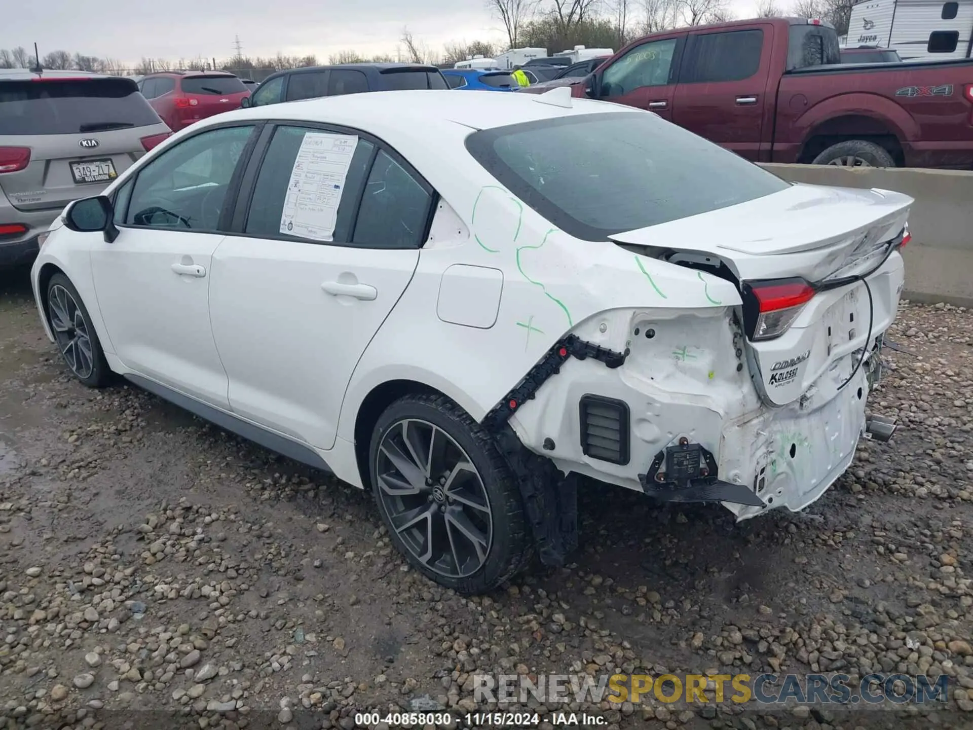 3 Photograph of a damaged car 5YFP4RCE6LP024375 TOYOTA COROLLA 2020