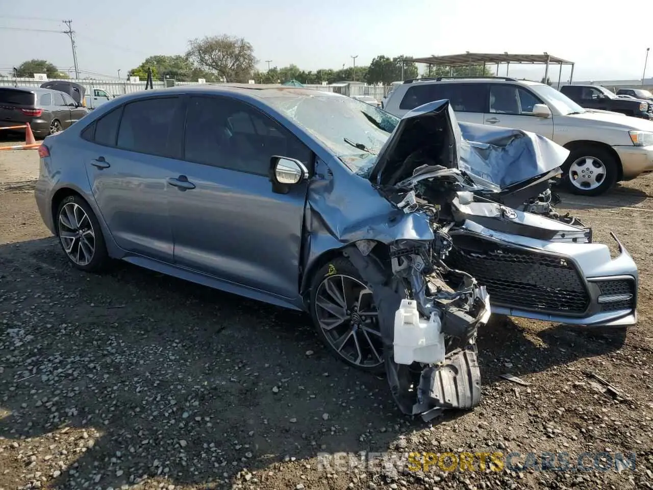 4 Фотография поврежденного автомобиля 5YFP4RCE6LP039071 TOYOTA COROLLA 2020