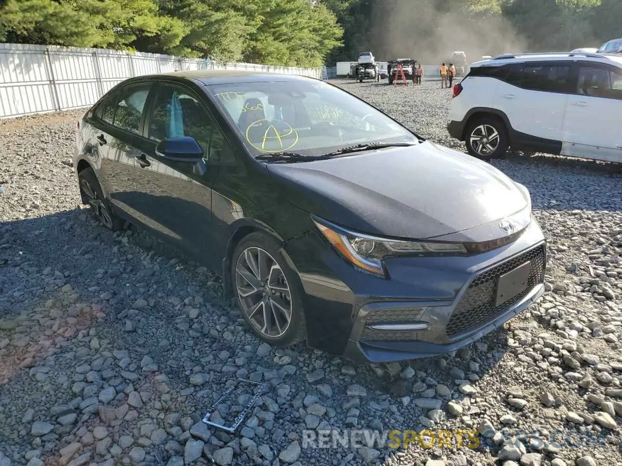 1 Photograph of a damaged car 5YFP4RCE9LP001110 TOYOTA COROLLA 2020
