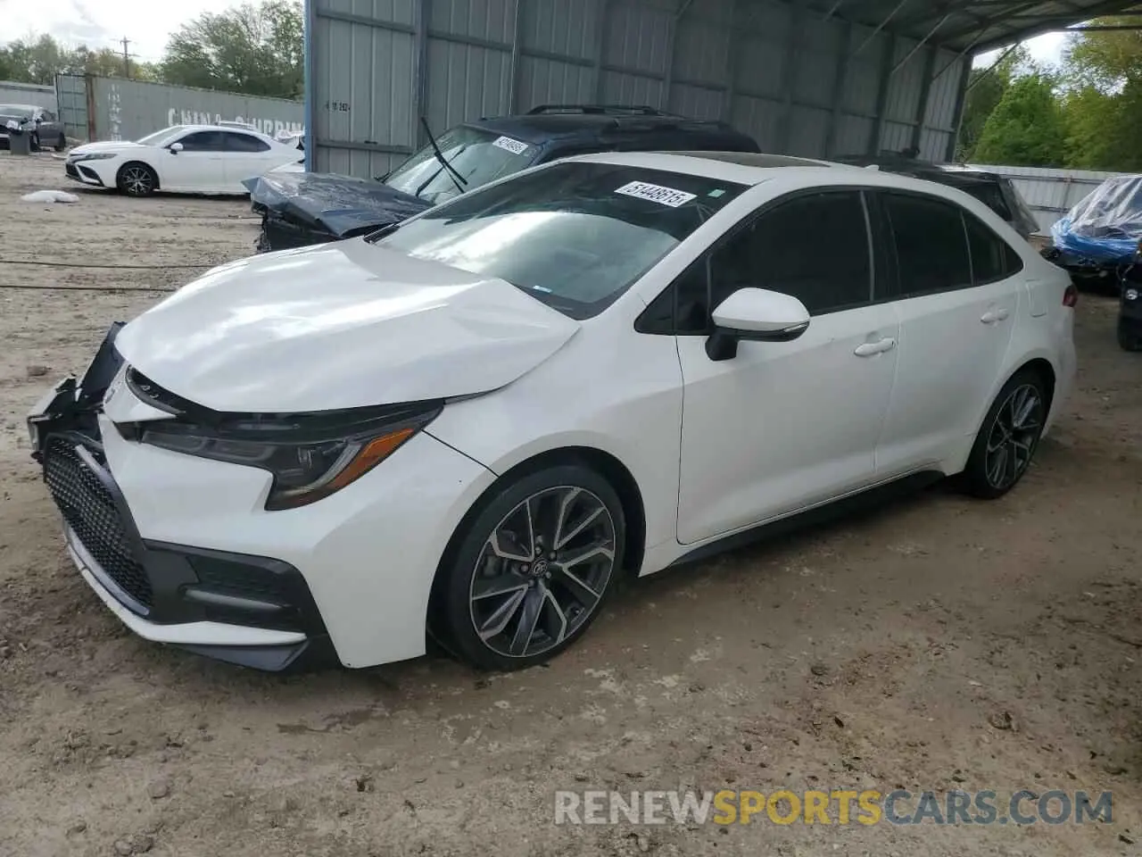 1 Photograph of a damaged car 5YFP4RCE9LP044586 TOYOTA COROLLA 2020