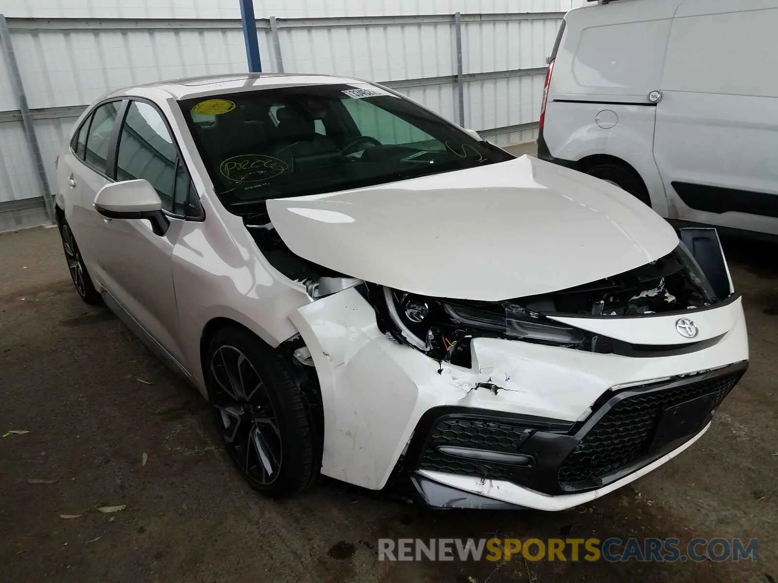 1 Photograph of a damaged car 5YFP4RCEXLP042720 TOYOTA COROLLA 2020