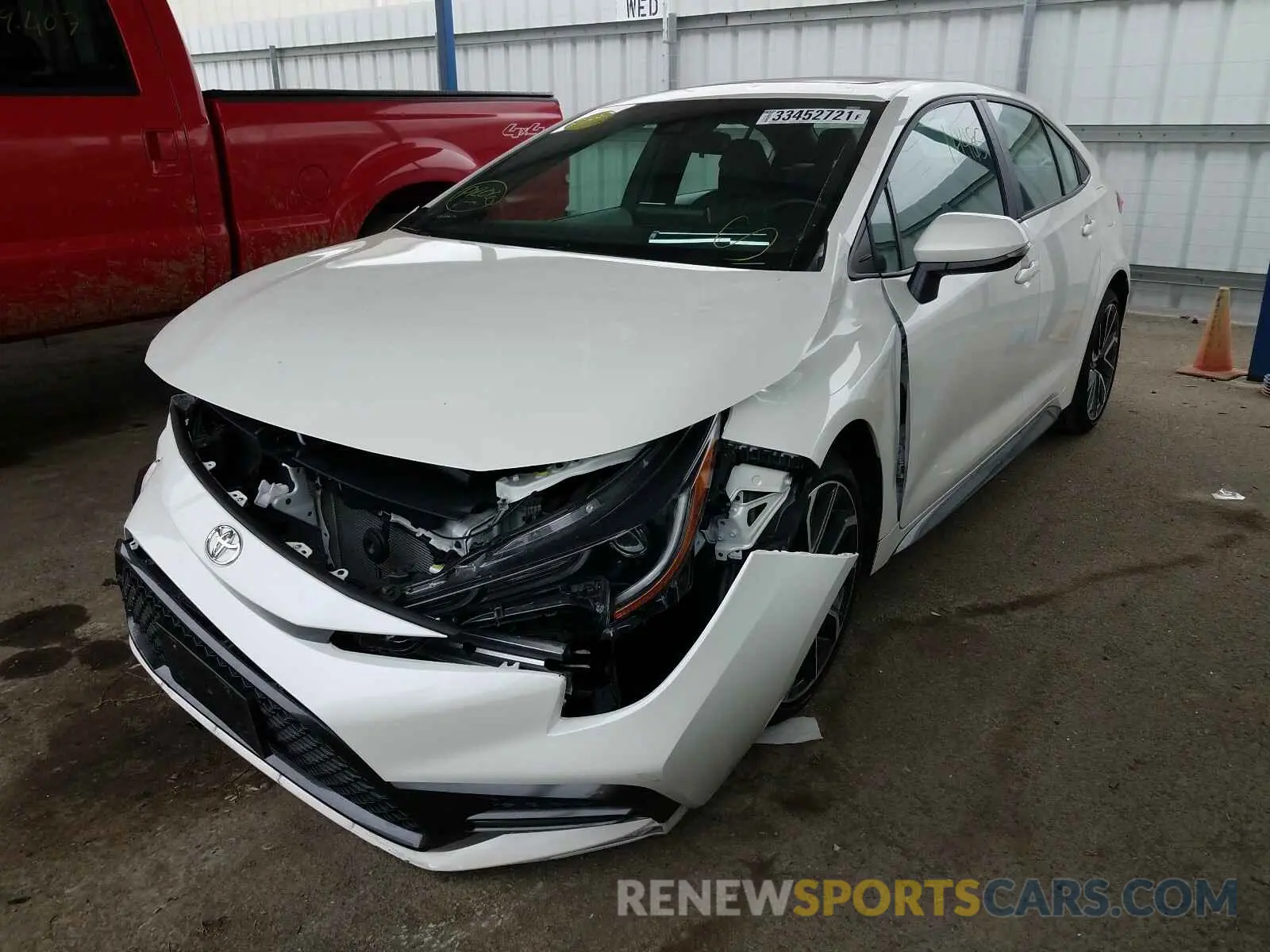 2 Photograph of a damaged car 5YFP4RCEXLP042720 TOYOTA COROLLA 2020