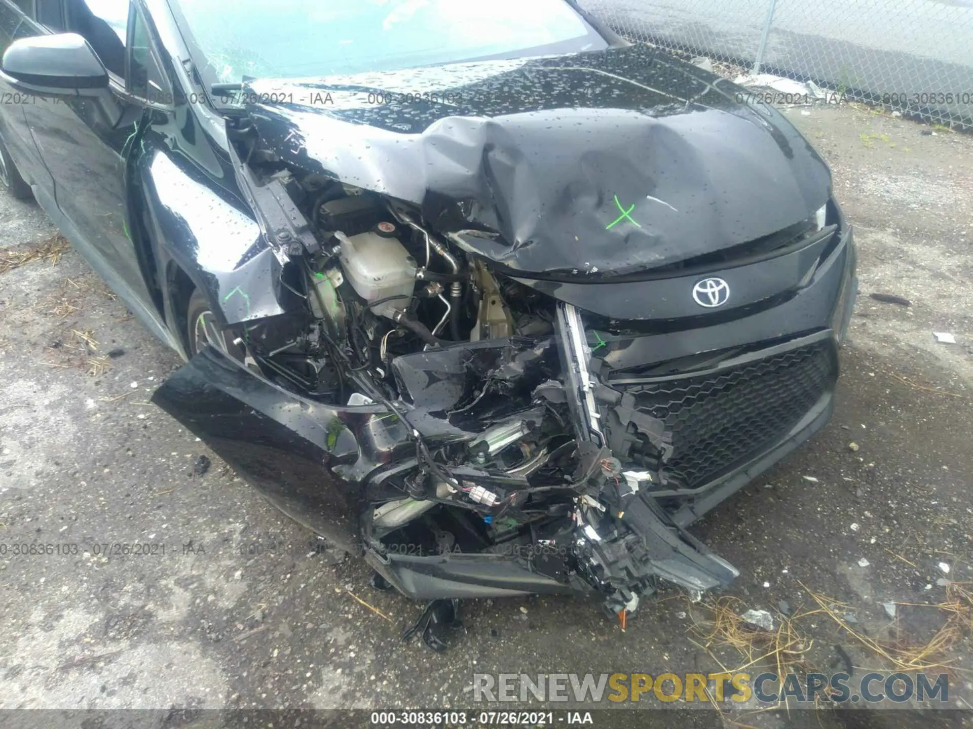 6 Photograph of a damaged car 5YFS4RCE0LP010594 TOYOTA COROLLA 2020