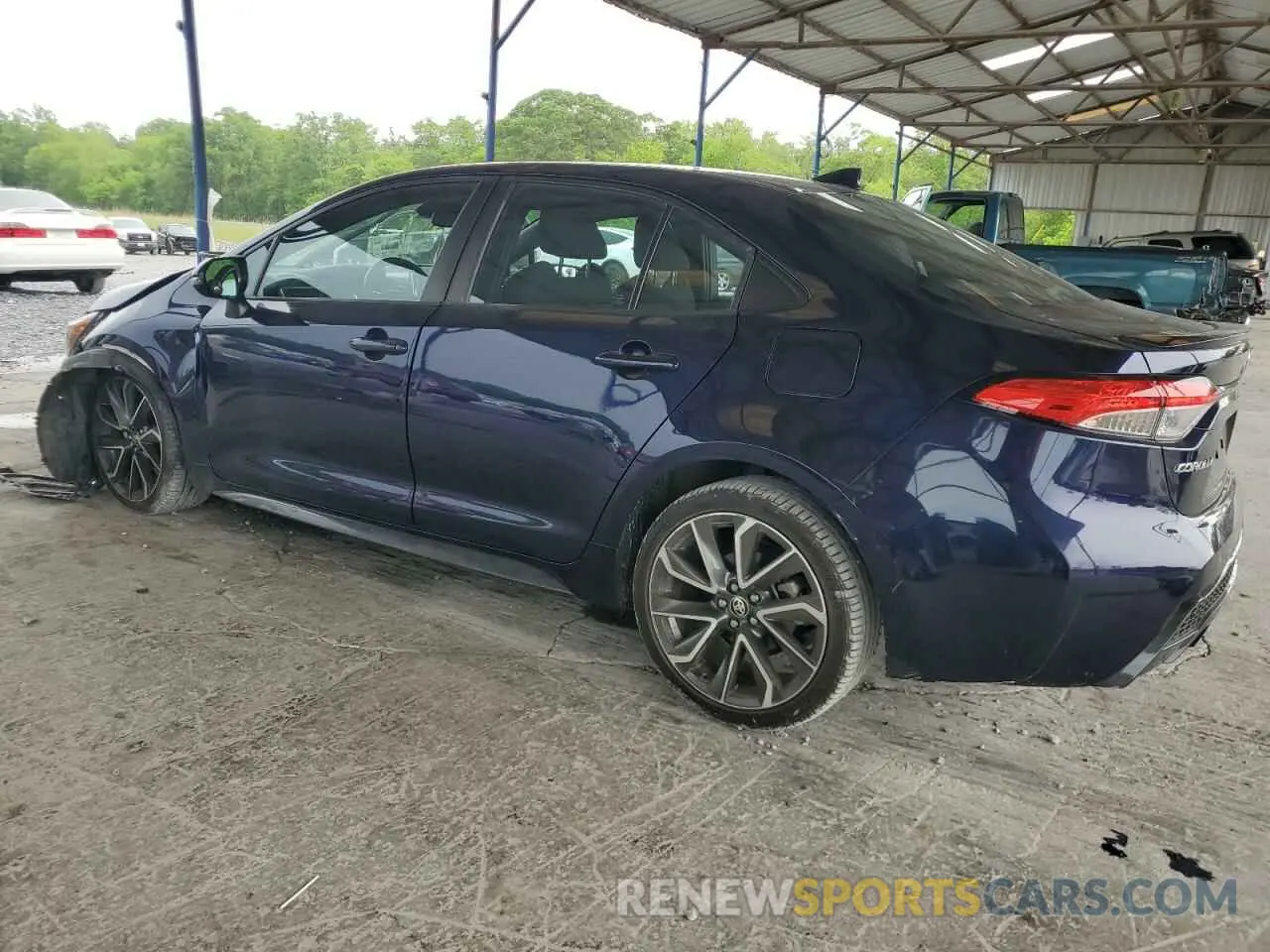2 Photograph of a damaged car 5YFS4RCE0LP011745 TOYOTA COROLLA 2020