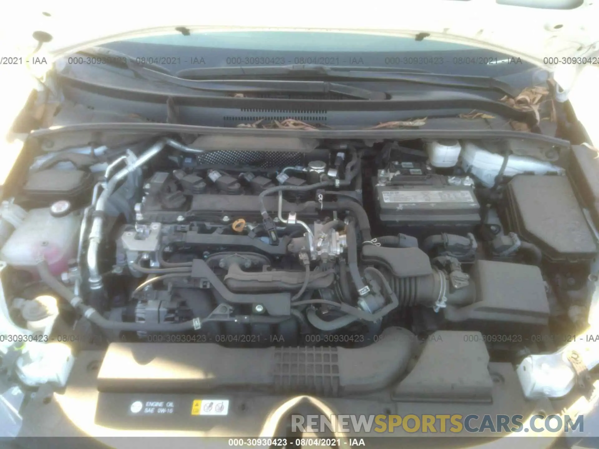 10 Photograph of a damaged car 5YFS4RCE0LP020137 TOYOTA COROLLA 2020