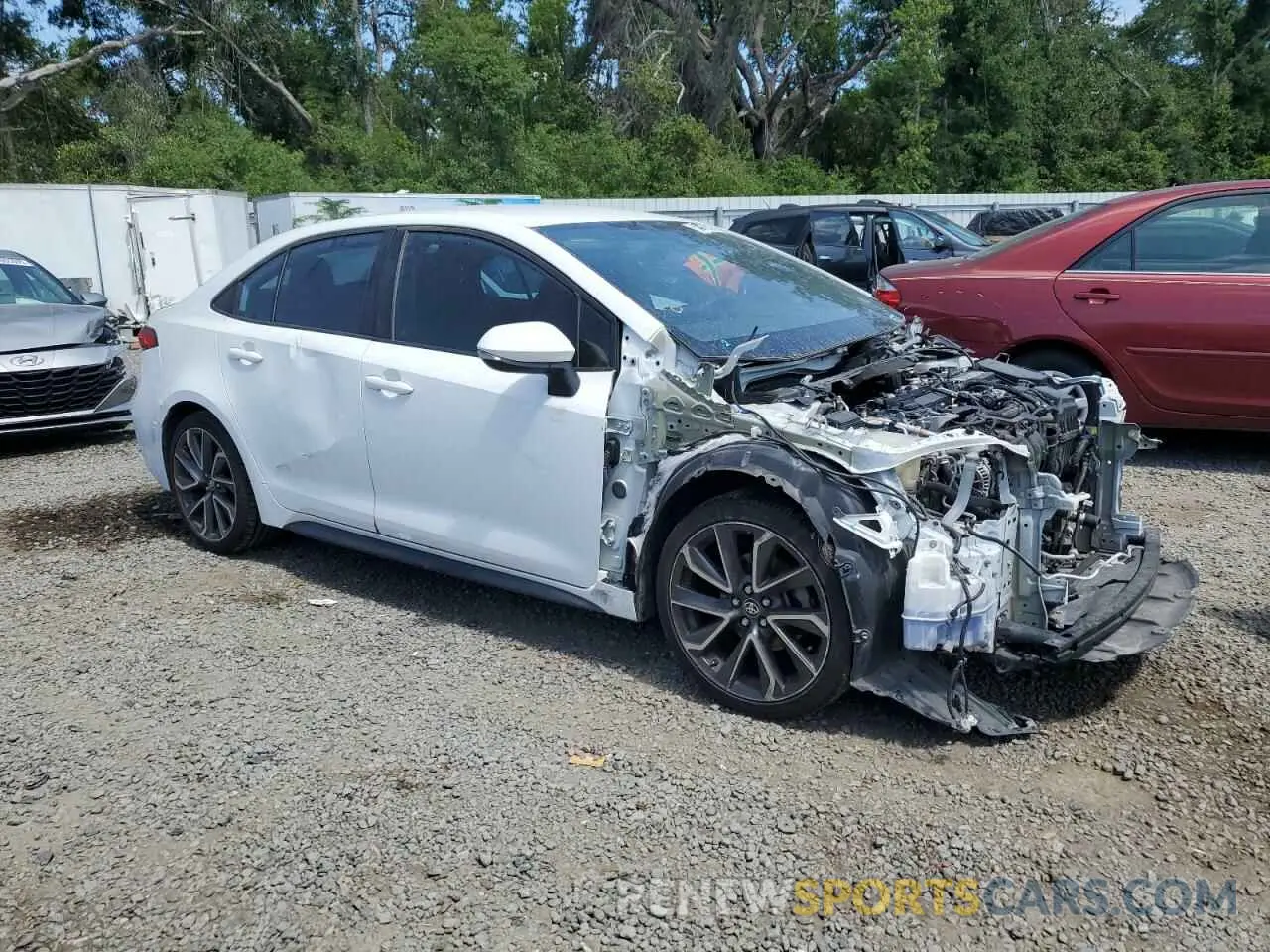 4 Фотография поврежденного автомобиля 5YFS4RCE0LP024849 TOYOTA COROLLA 2020
