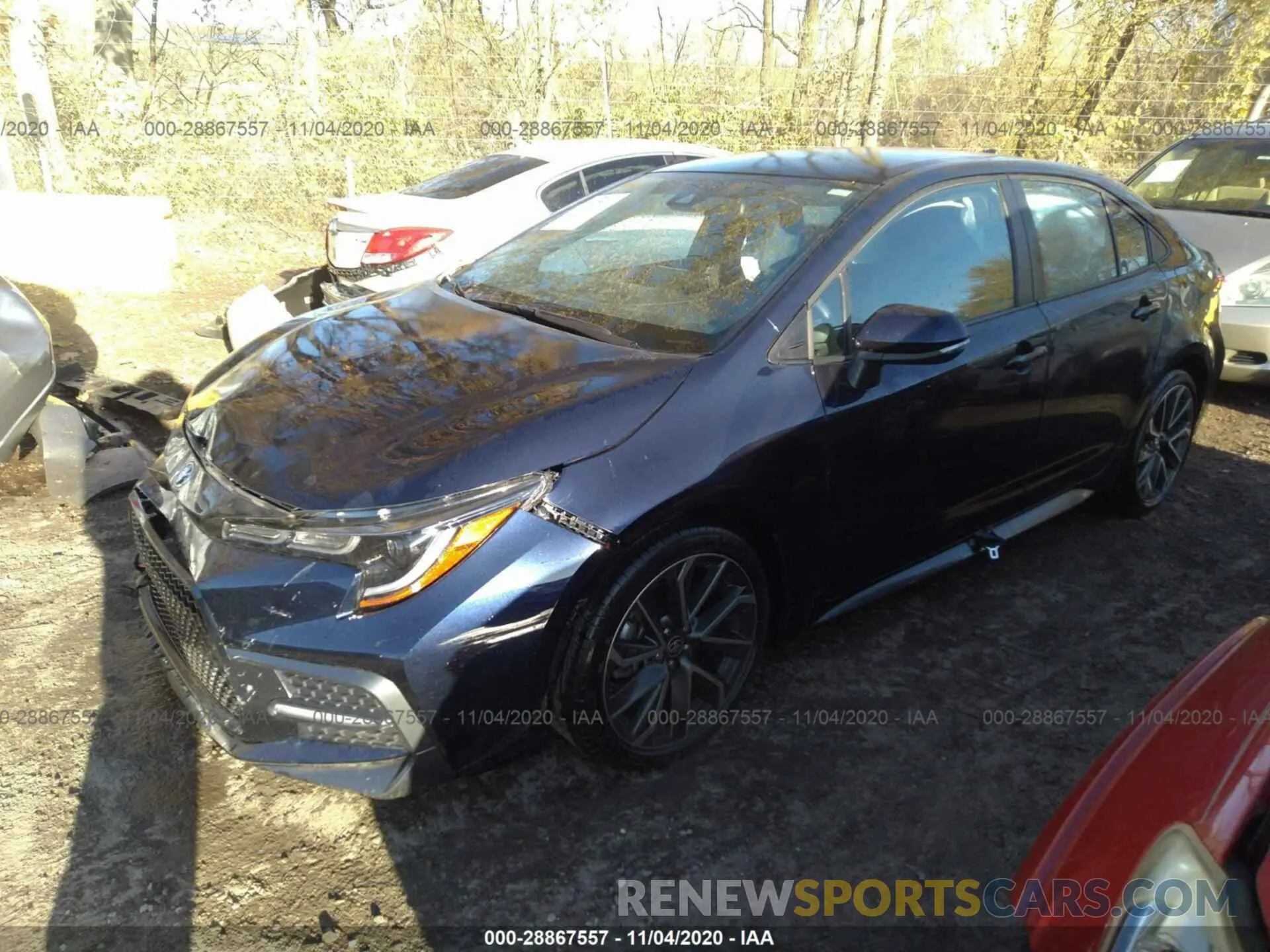 2 Photograph of a damaged car 5YFS4RCE1LP007252 TOYOTA COROLLA 2020