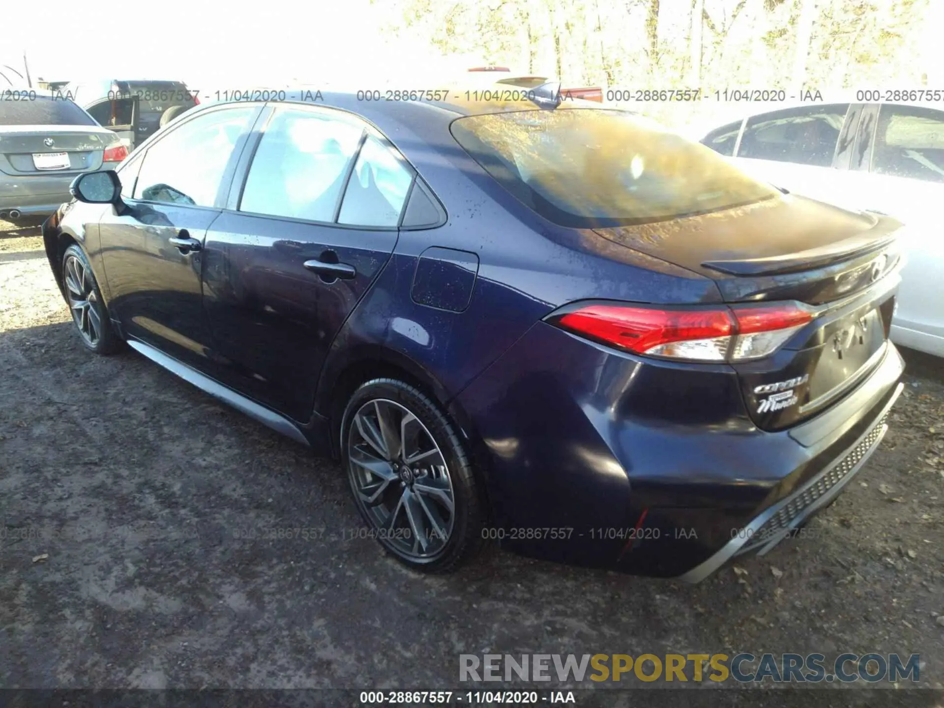 3 Photograph of a damaged car 5YFS4RCE1LP007252 TOYOTA COROLLA 2020