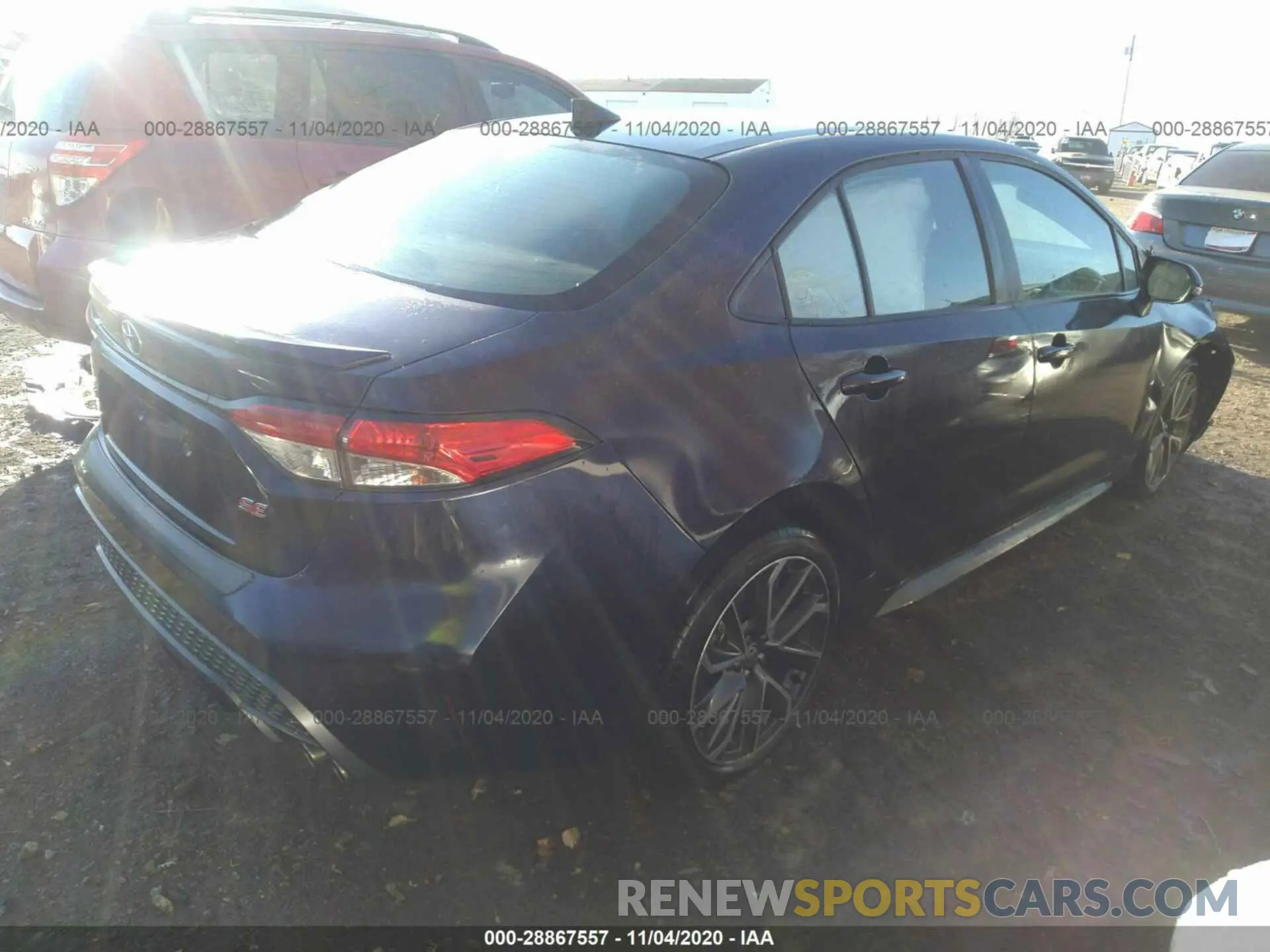 4 Photograph of a damaged car 5YFS4RCE1LP007252 TOYOTA COROLLA 2020