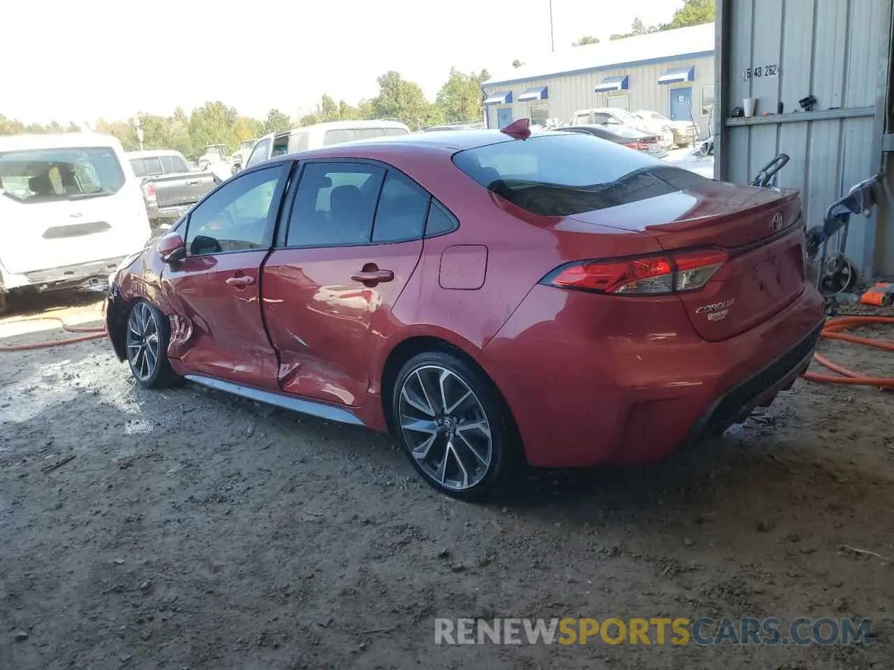 2 Photograph of a damaged car 5YFS4RCE1LP023497 TOYOTA COROLLA 2020