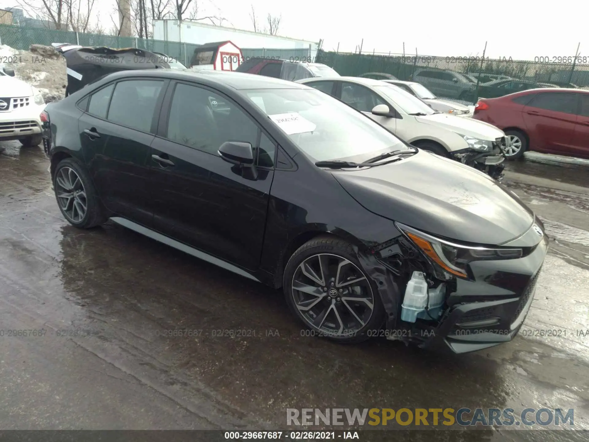 1 Photograph of a damaged car 5YFS4RCE1LP025492 TOYOTA COROLLA 2020