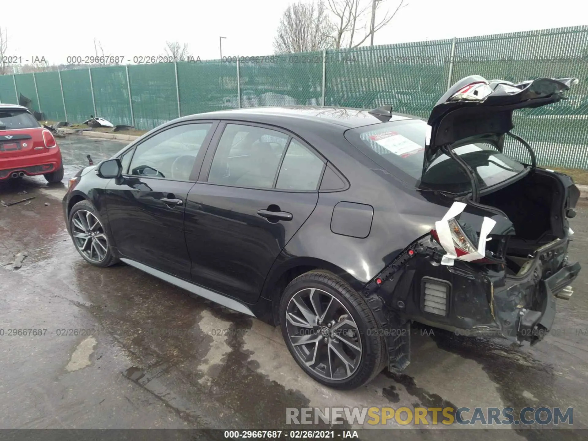 3 Photograph of a damaged car 5YFS4RCE1LP025492 TOYOTA COROLLA 2020
