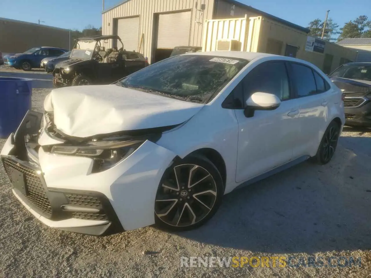 1 Photograph of a damaged car 5YFS4RCE1LP035634 TOYOTA COROLLA 2020