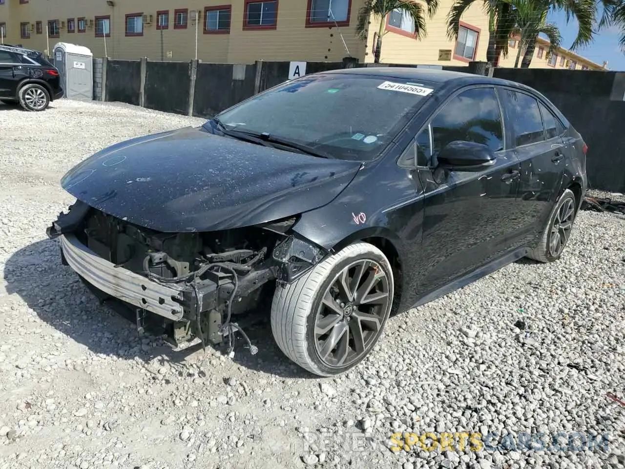1 Photograph of a damaged car 5YFS4RCE2LP022147 TOYOTA COROLLA 2020