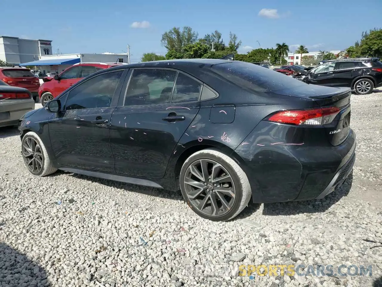 2 Photograph of a damaged car 5YFS4RCE2LP022147 TOYOTA COROLLA 2020