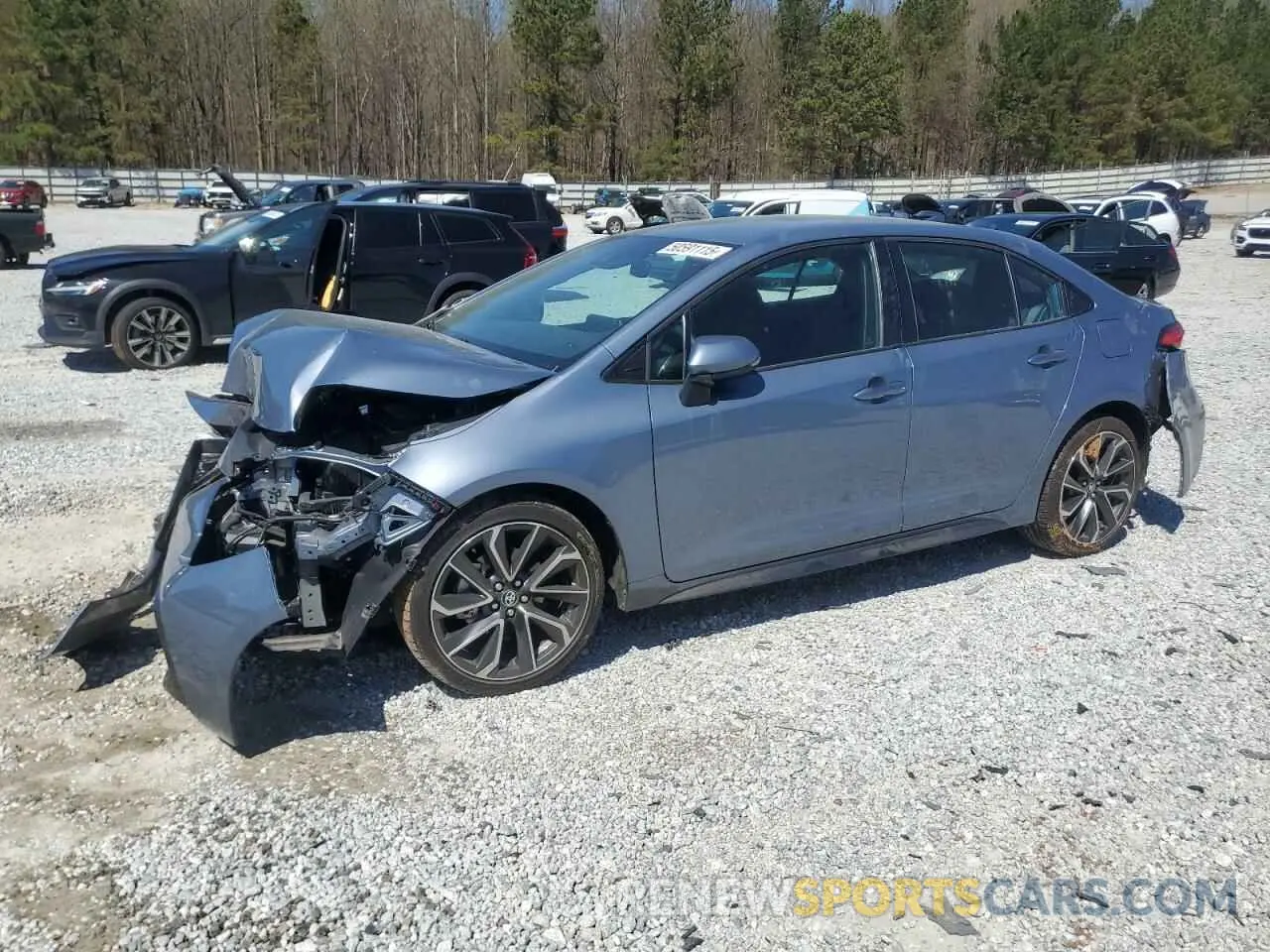 1 Photograph of a damaged car 5YFS4RCE2LP040065 TOYOTA COROLLA 2020