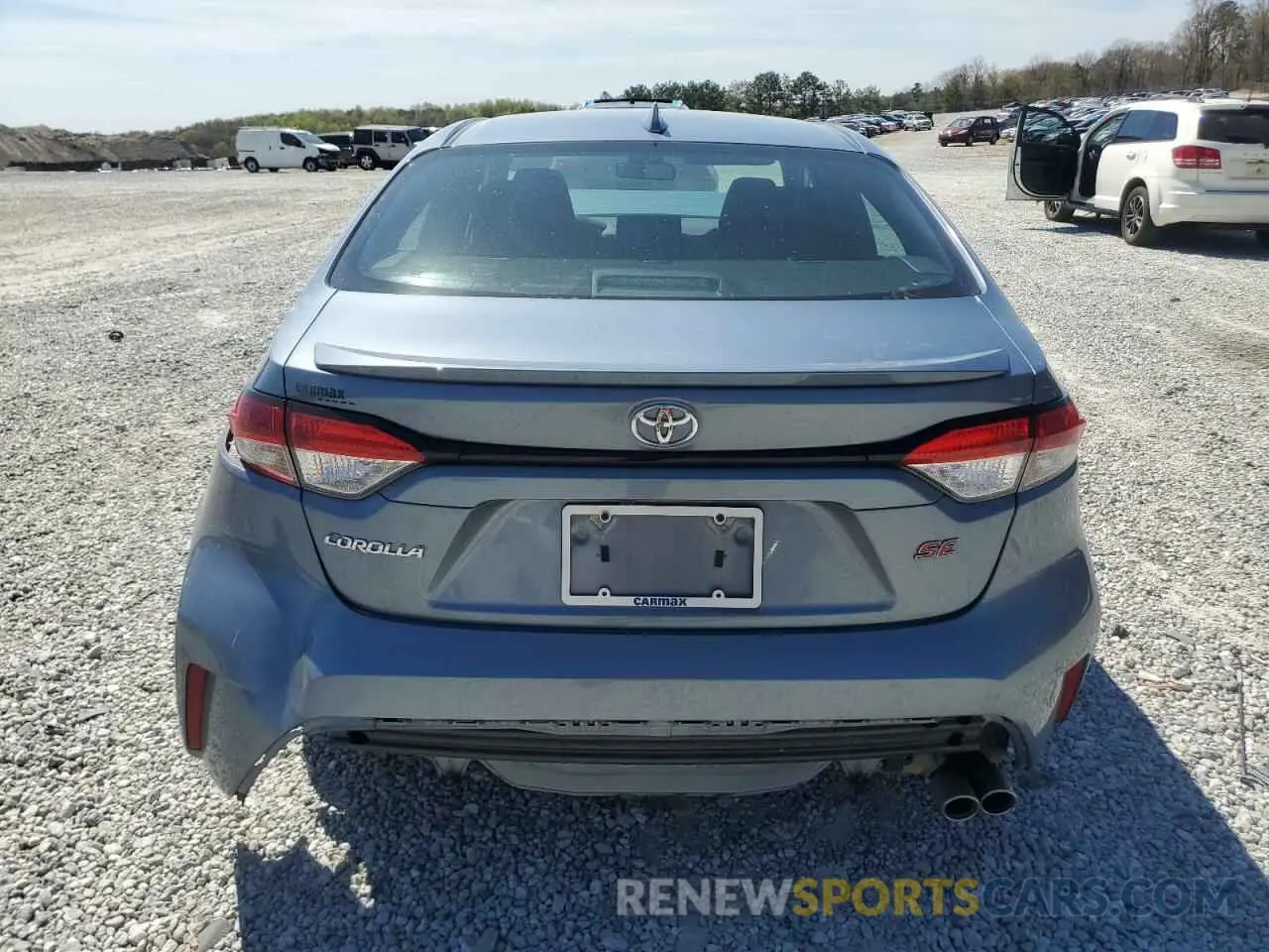 6 Photograph of a damaged car 5YFS4RCE2LP040065 TOYOTA COROLLA 2020