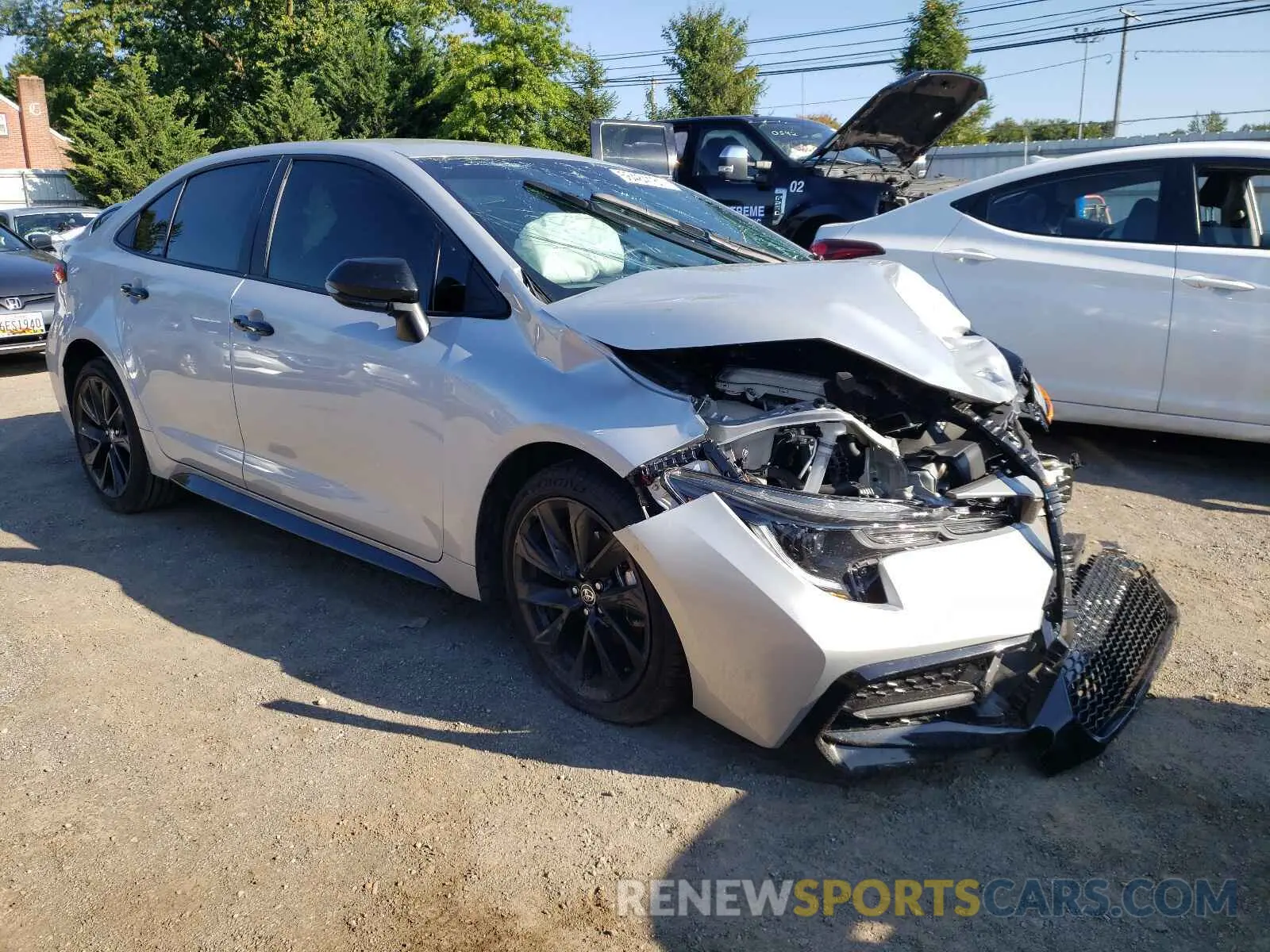 1 Photograph of a damaged car 5YFS4RCE2LP052877 TOYOTA COROLLA 2020