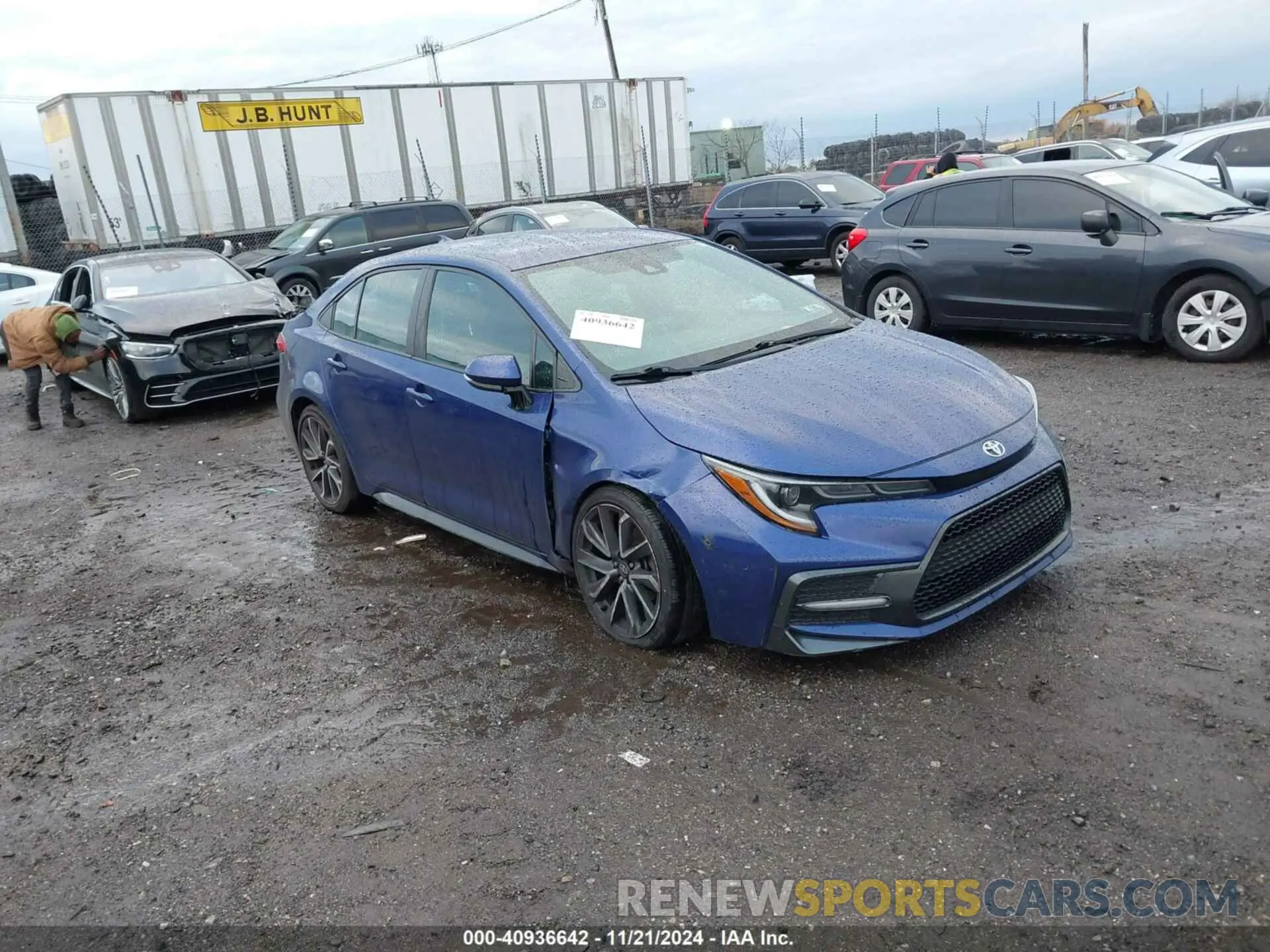 1 Photograph of a damaged car 5YFS4RCE3LP017300 TOYOTA COROLLA 2020