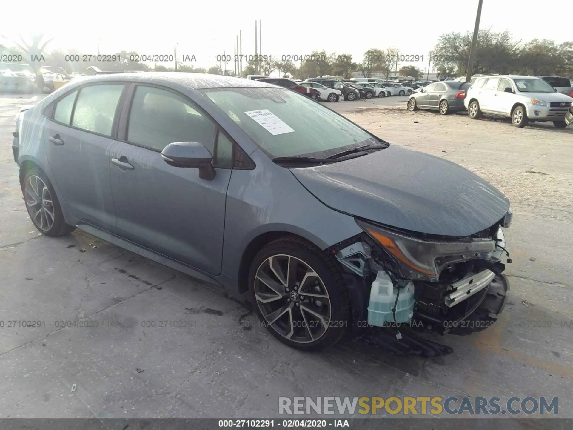 1 Photograph of a damaged car 5YFS4RCE3LP019743 TOYOTA COROLLA 2020