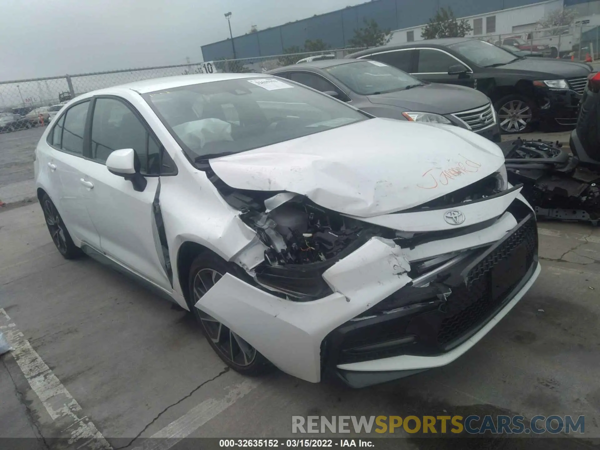 1 Фотография поврежденного автомобиля 5YFS4RCE3LP034646 TOYOTA COROLLA 2020