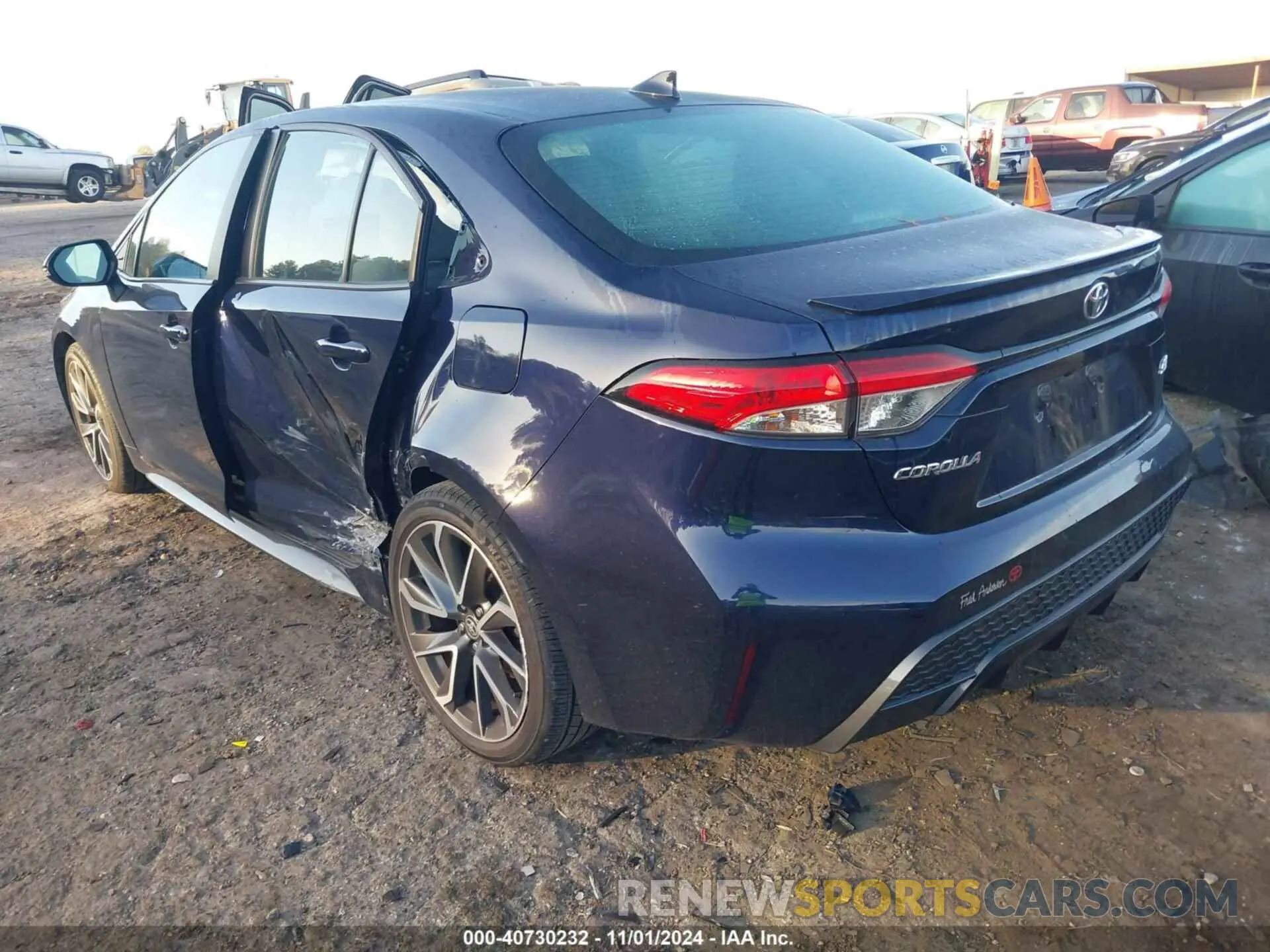 3 Фотография поврежденного автомобиля 5YFS4RCE3LP051205 TOYOTA COROLLA 2020