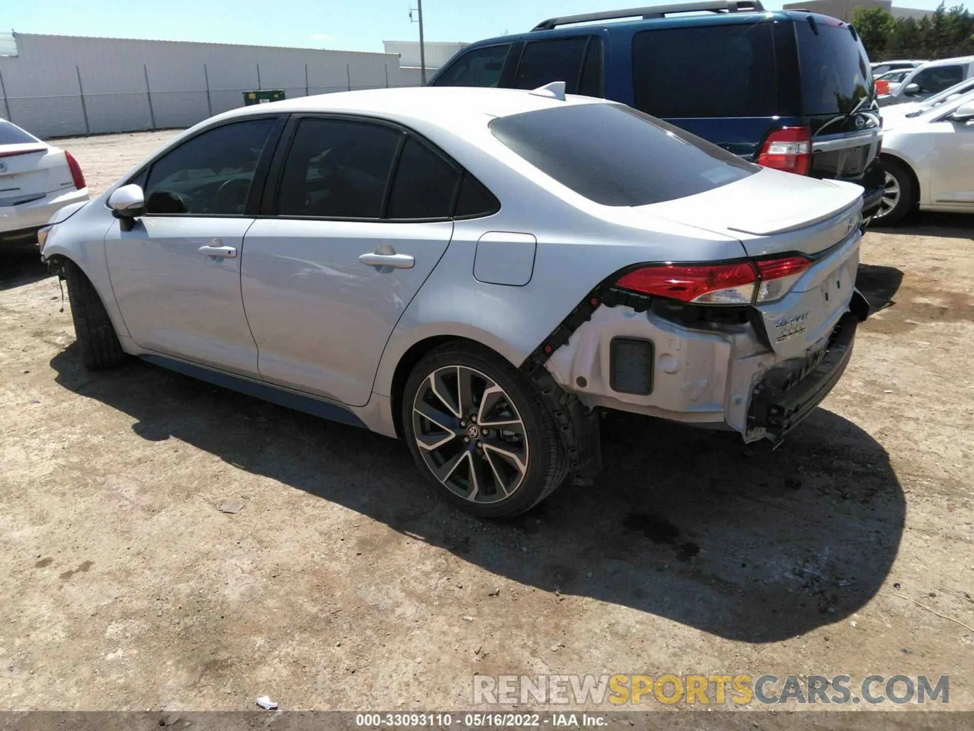 3 Фотография поврежденного автомобиля 5YFS4RCE3LP056615 TOYOTA COROLLA 2020