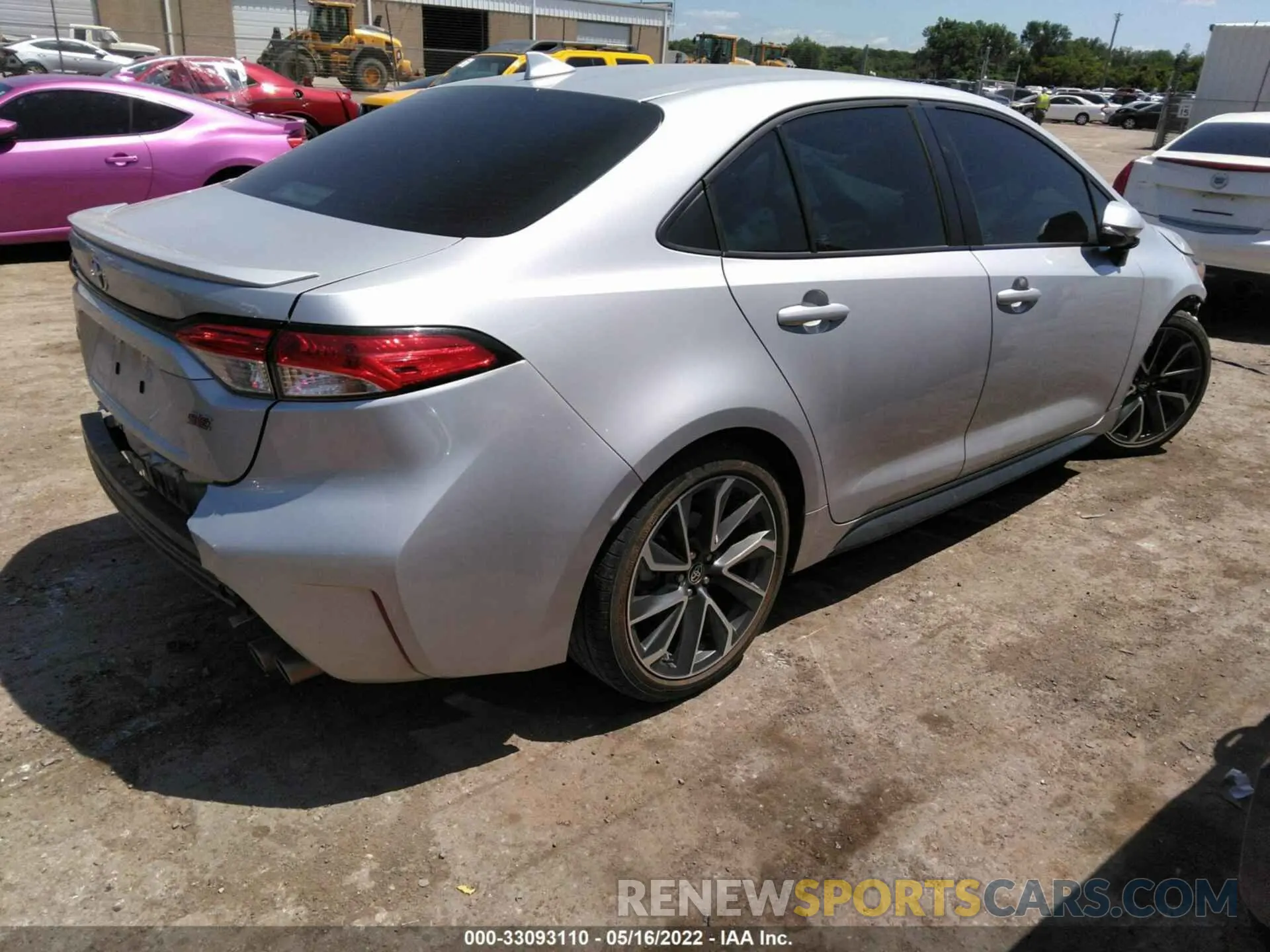4 Фотография поврежденного автомобиля 5YFS4RCE3LP056615 TOYOTA COROLLA 2020