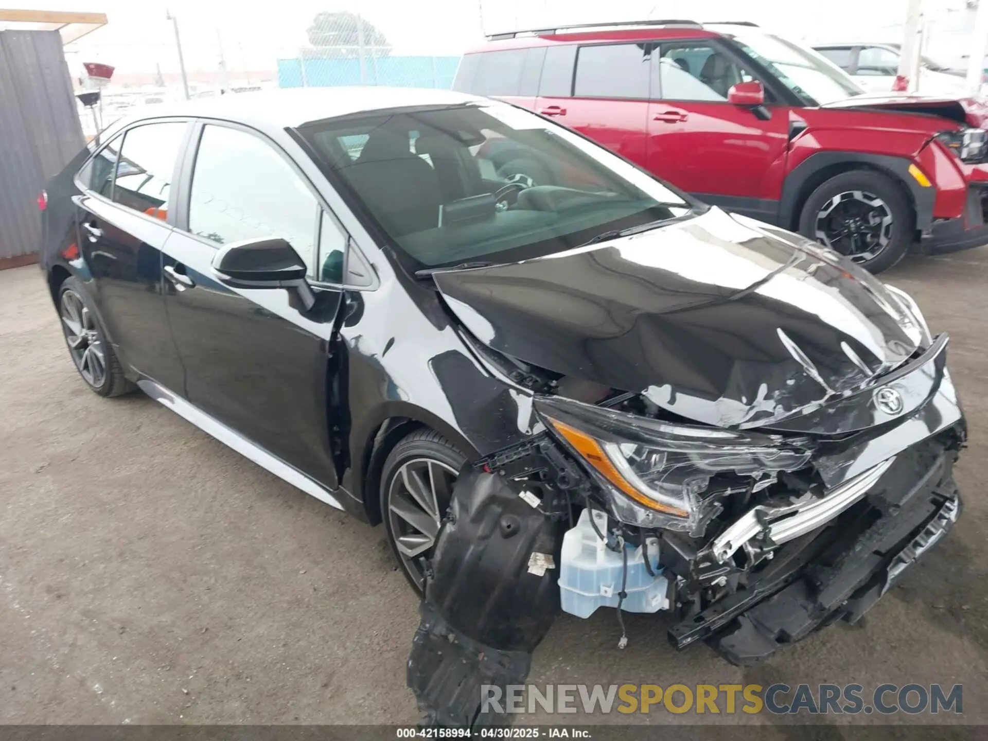 1 Photograph of a damaged car 5YFS4RCE4LP003857 TOYOTA COROLLA 2020