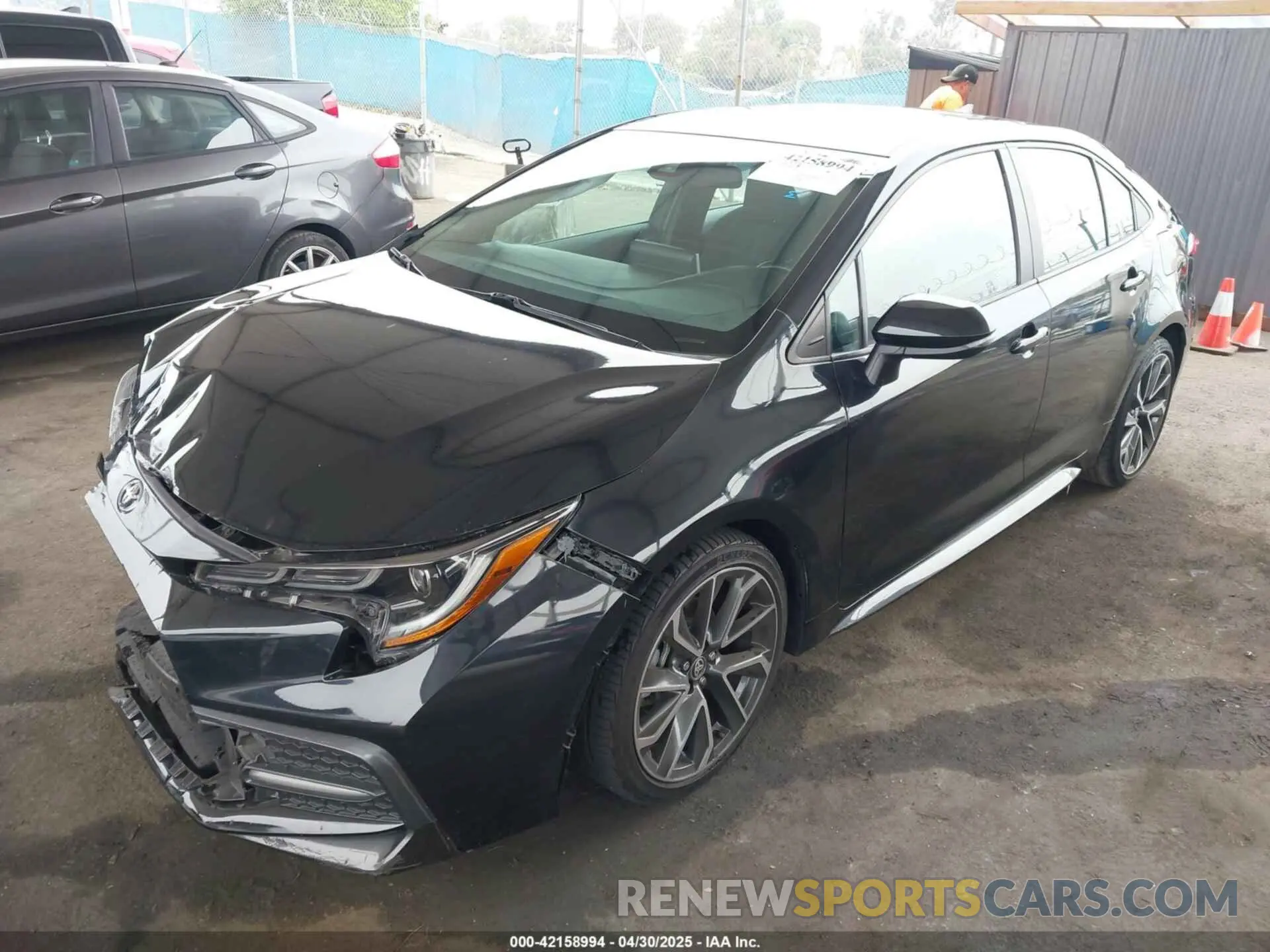 2 Photograph of a damaged car 5YFS4RCE4LP003857 TOYOTA COROLLA 2020