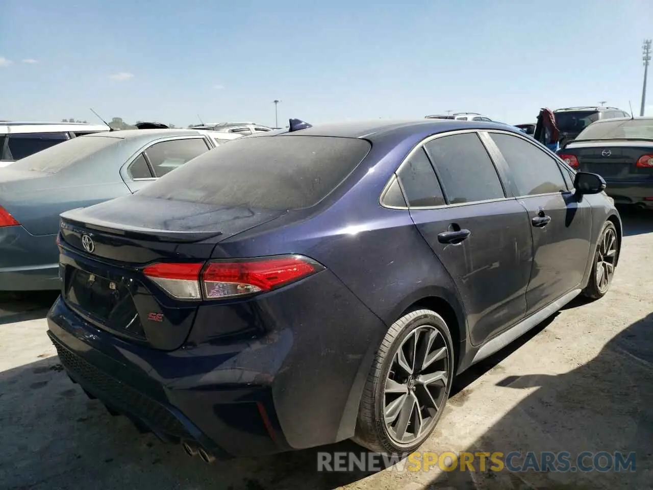 4 Фотография поврежденного автомобиля 5YFS4RCE4LP021985 TOYOTA COROLLA 2020