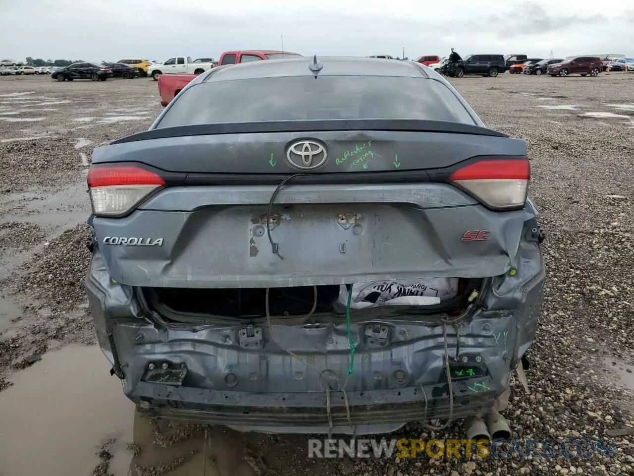6 Photograph of a damaged car 5YFS4RCE4LP022862 TOYOTA COROLLA 2020