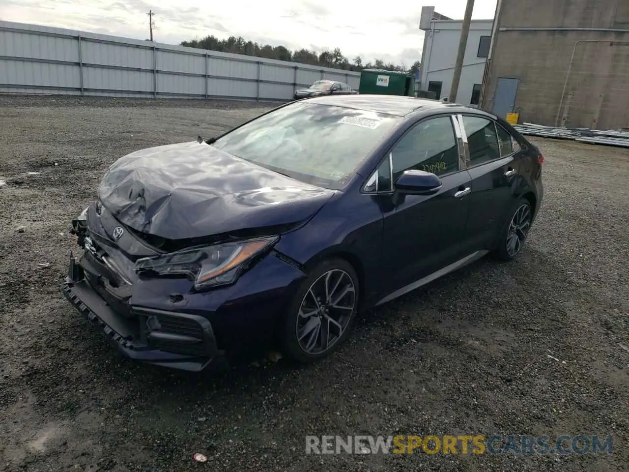 2 Photograph of a damaged car 5YFS4RCE4LP035983 TOYOTA COROLLA 2020