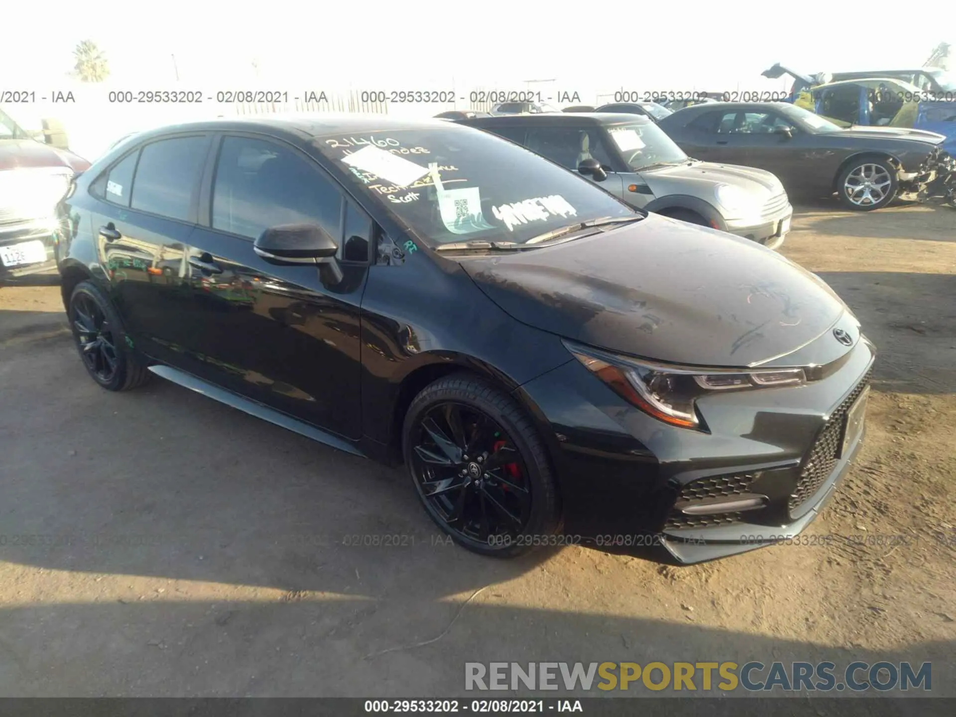 1 Photograph of a damaged car 5YFS4RCE4LP039788 TOYOTA COROLLA 2020